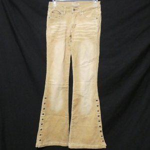 LIQUID JEANS | size 1 | Retro Flared Corduroy / Cords Pants | NWOT